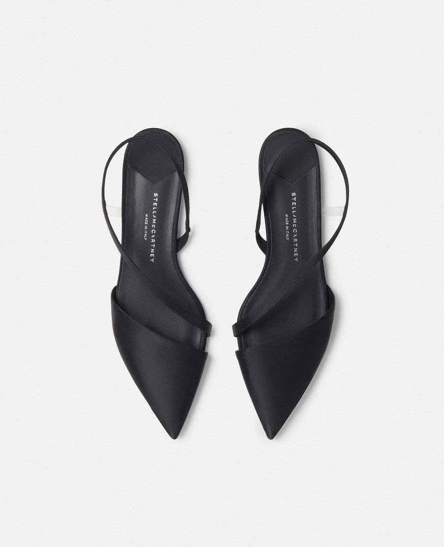 Women Stella McCartney Flats | Stella Iconic D'Orsay Ballet Flats