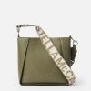 Women Stella McCartney Logo Bag | Logo Studded Grainy Alter Mat Shoulder Bag