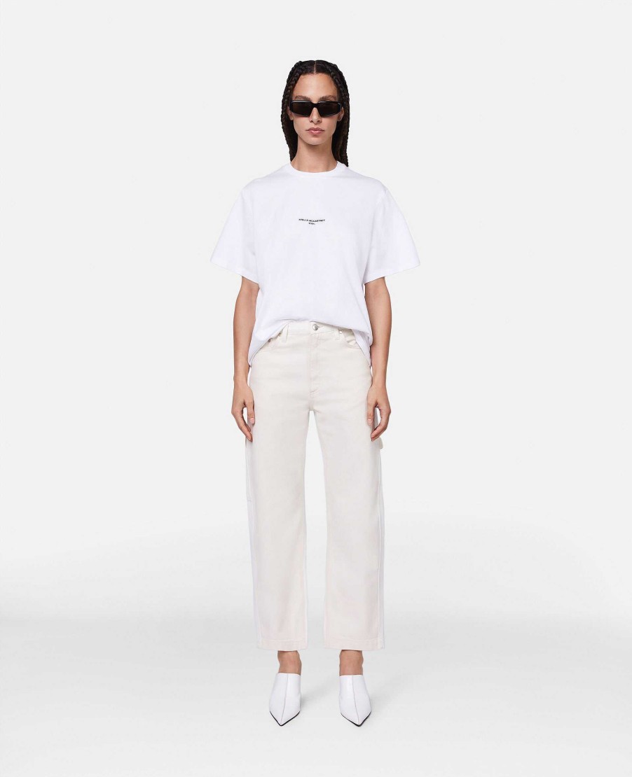 Women Stella McCartney Trousers And Shorts | Banana Leg Utility Jeans