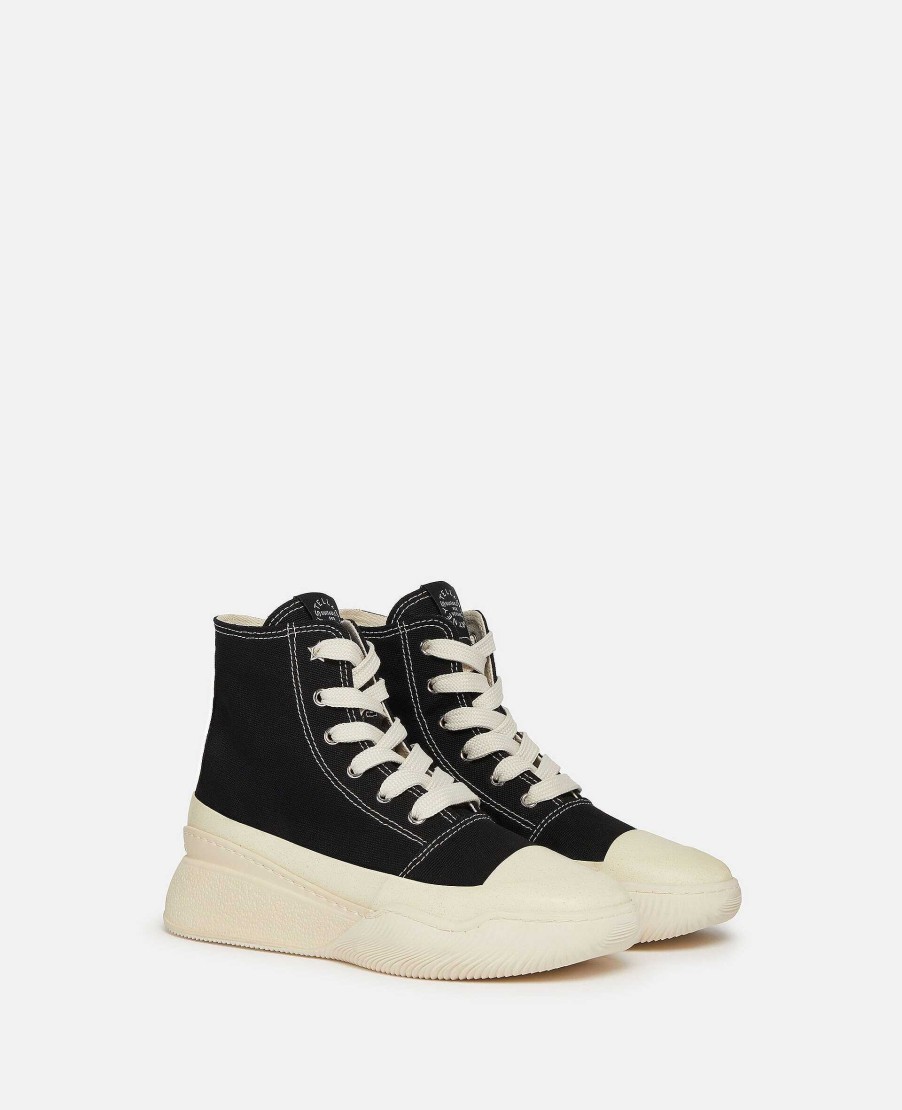 Women Stella McCartney Sneakers | Loop Canvas High-Top Trainers