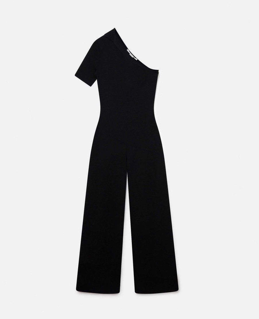 Women Stella McCartney All-In-Ones | Compact Knit One-Shoulder Jumpsuit