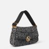 Women Stella McCartney Mini Bags And Clutches | S-Wave Padded Tweed Shoulder Bag