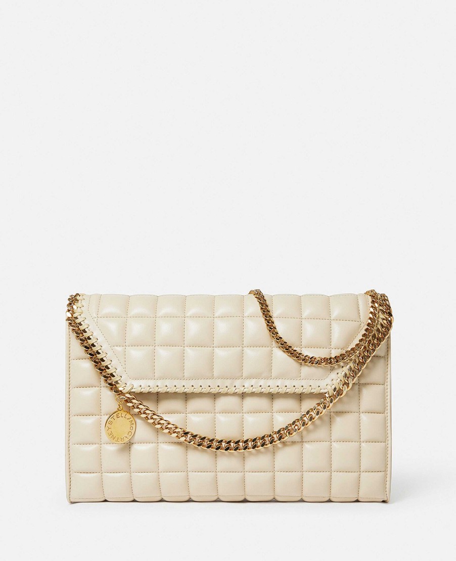 Women Stella McCartney Crossbody Bags | Falabella Square Quilted Wallet Shoulder Bag