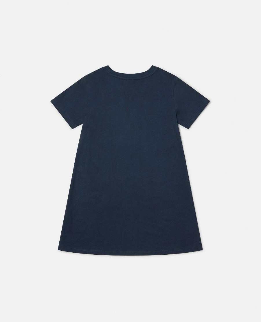 Kids Stella McCartney Dresses And All-In-Ones | Fringed Star Sweatshirt Dress