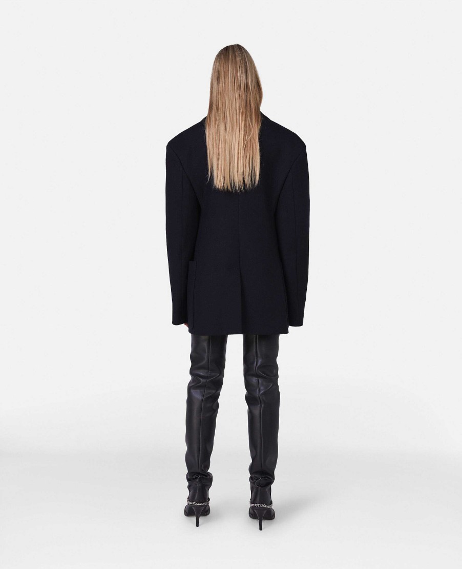 Women Stella McCartney Tailoring | Double-Breasted Peacoat