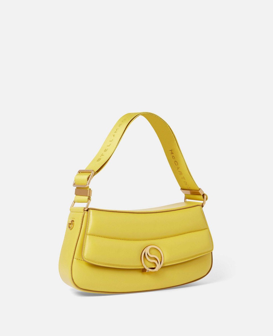 Women Stella McCartney Top-Handle Bags | S-Wave Padded Shoulder Bag