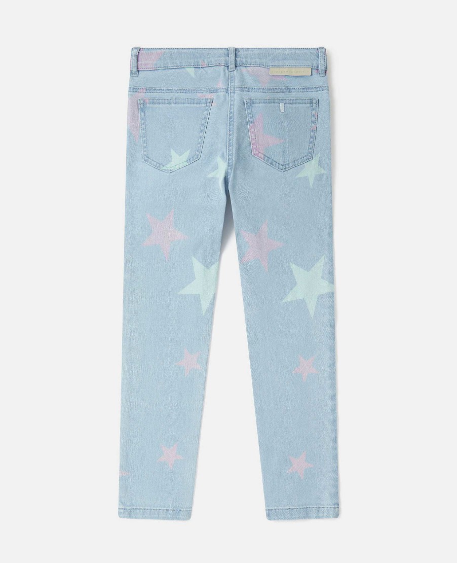 Kids Stella McCartney Trousers And Skirts | Stella Star Print Skinny Jeans