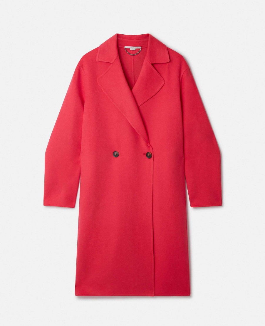 Women Stella McCartney Tailoring | Long Double-Breasted Coat