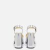 Unisex Stella McCartney Shoes | Skyla Double-Chromatic Mirrored Platform Sandals