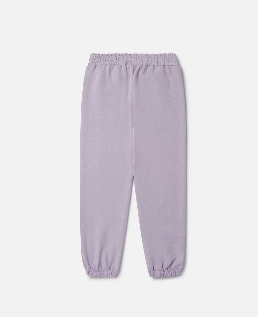 Kids Stella McCartney Trousers And Skirts | Seashell Embroidery Joggers