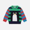 Kids Stella McCartney Baby Boys | Striped Penguin Jumper