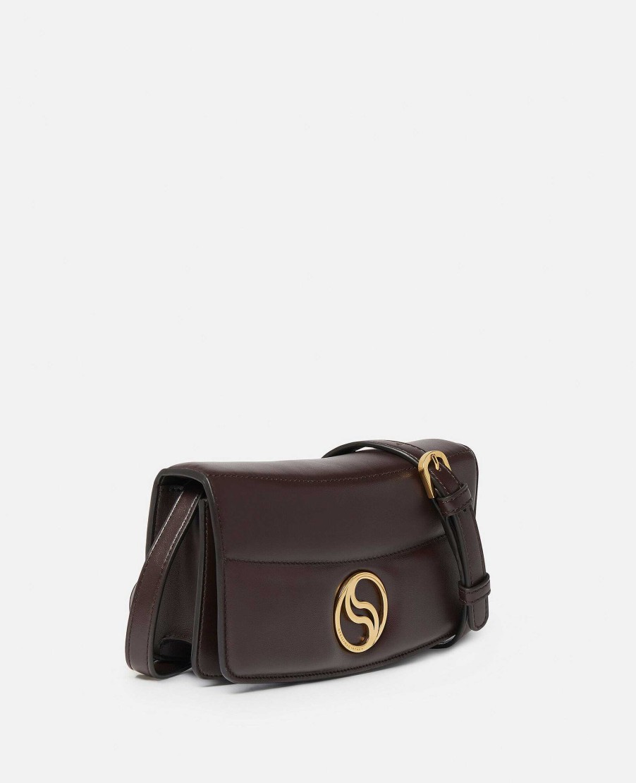 Women Stella McCartney Crossbody Bags | S-Wave Padded Wallet On Strap