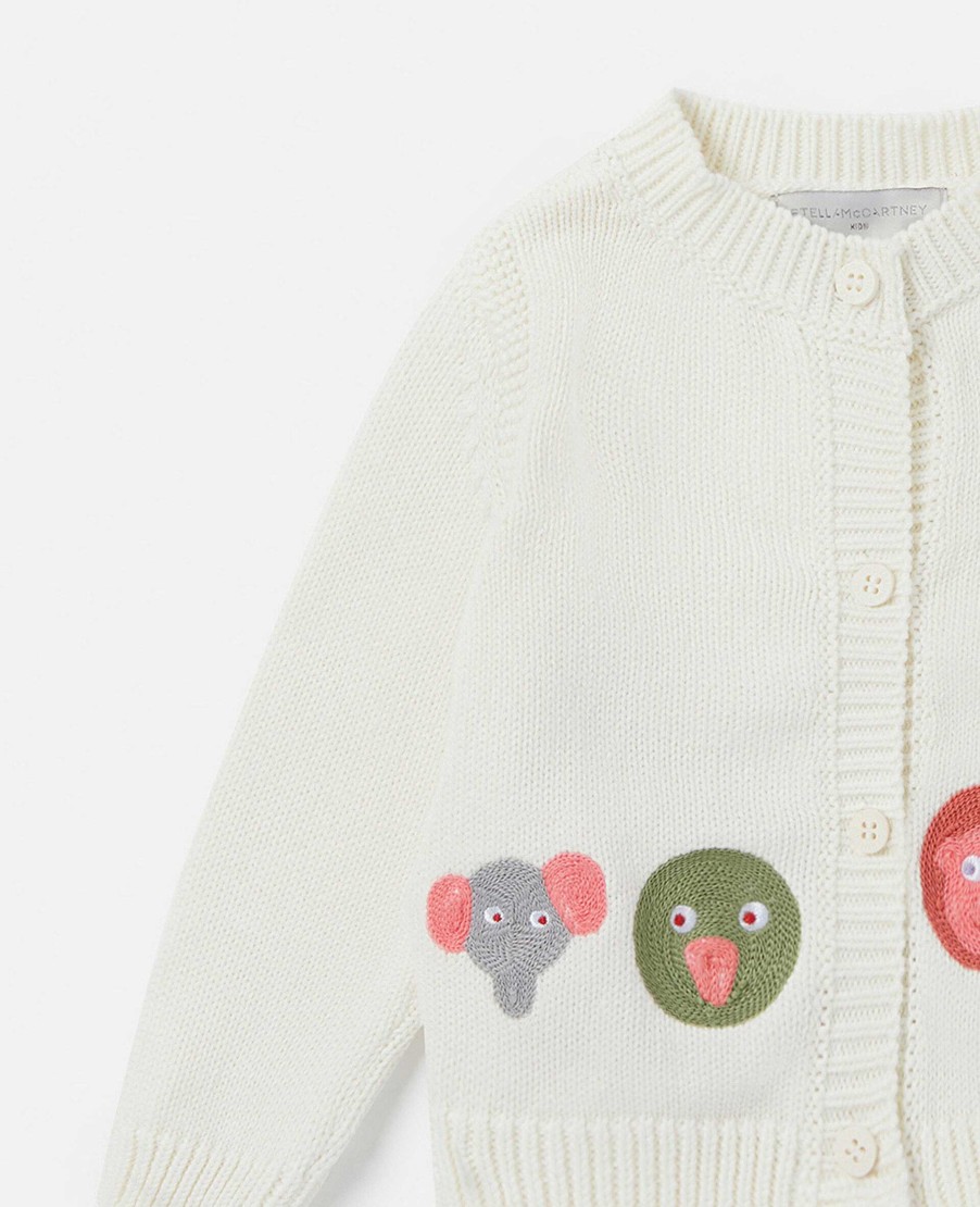 Kids Stella McCartney Baby Boys | Animal Motif Cardigan