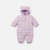 Kids Stella McCartney Baby Girls | Rainbow Magic Print Hooded Pramsuit