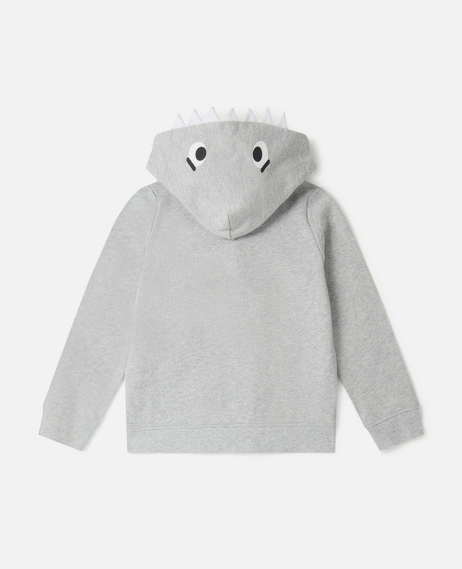 Kids Stella McCartney Cardigans And Jumpers | Shark Zip Hoodie