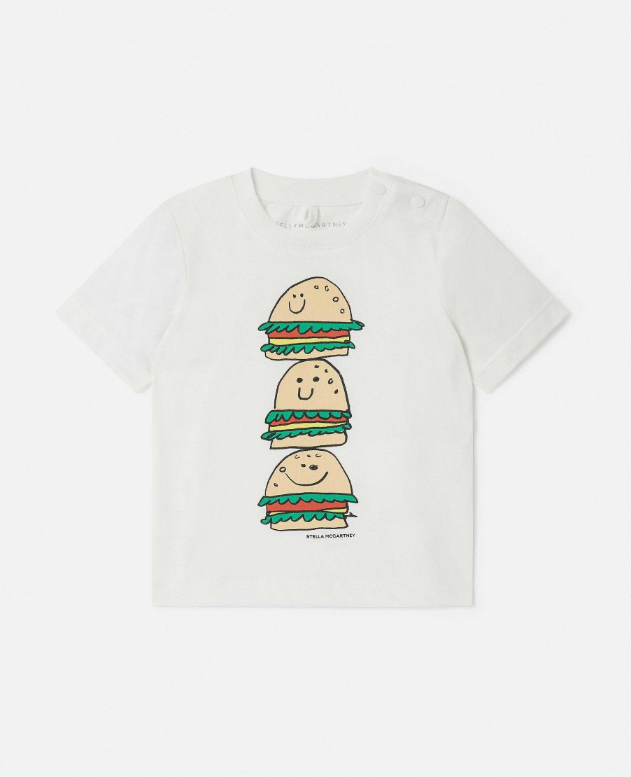 Kids Stella McCartney Baby Boys | Veggie Burger Stack T-Shirt