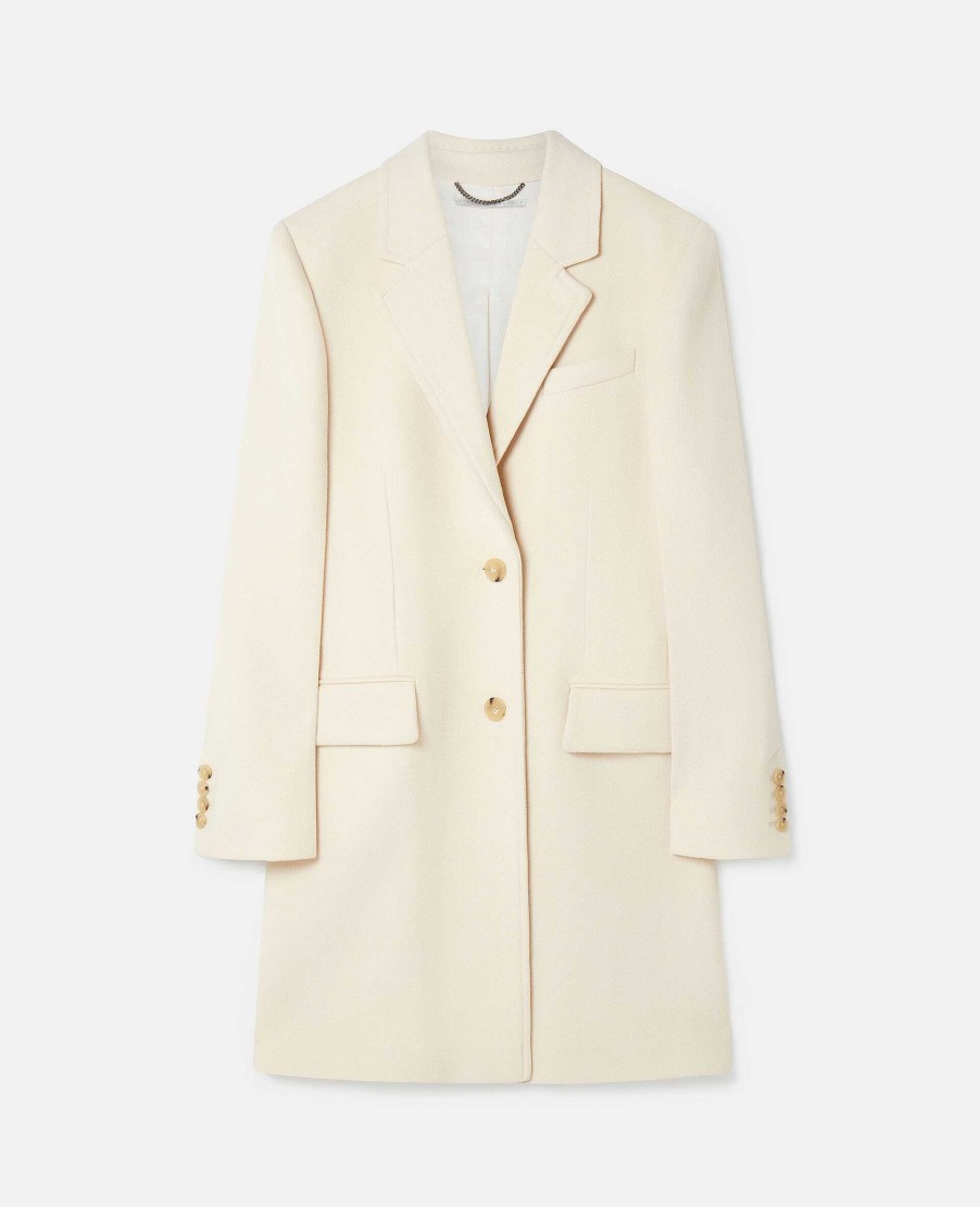 Women Stella McCartney Coats And Jackets | Structured Single-Breasted Coat