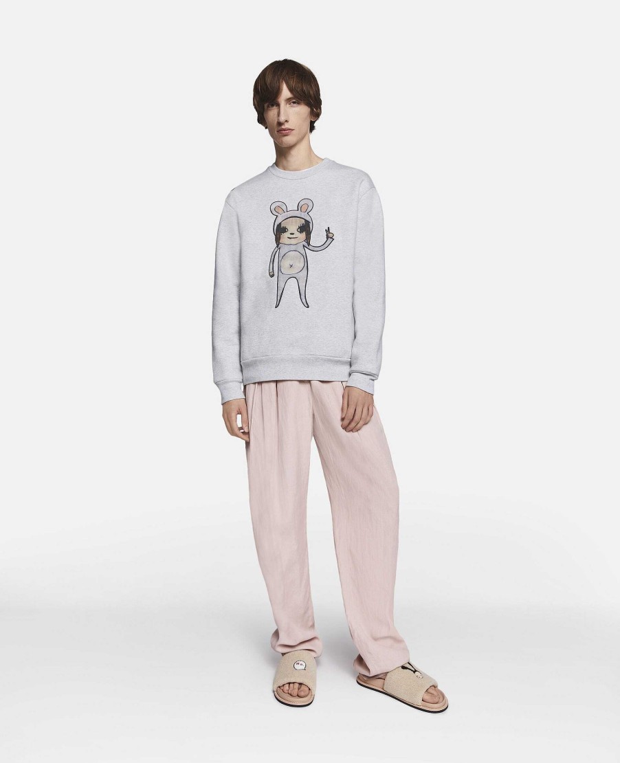 Unisex Stella McCartney Sweatshirts | Untitled Bunny Girl Embroidered Sweatshirt