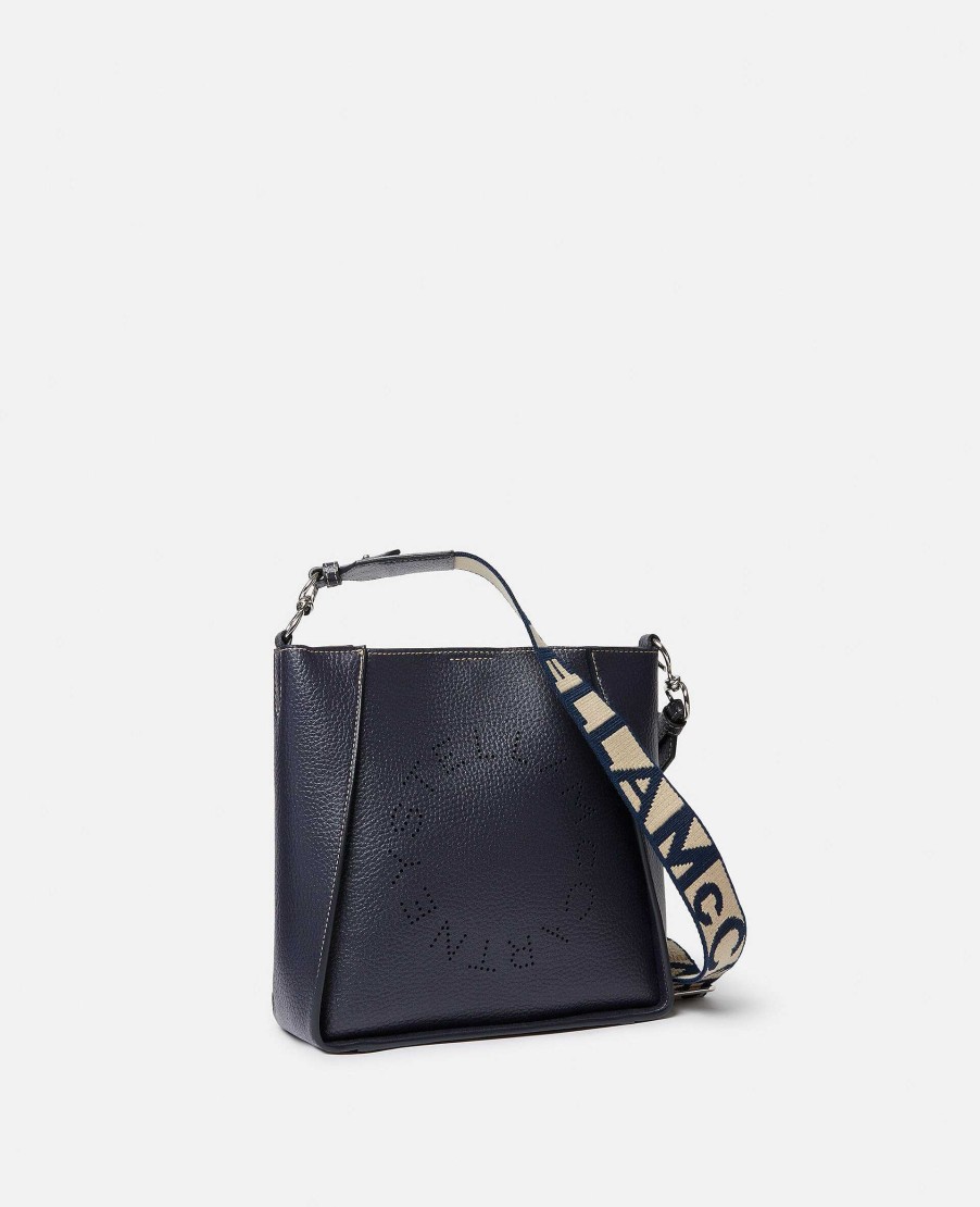 Women Stella McCartney Logo Bag | Logo Grainy Alter Mat Shoulder Bag