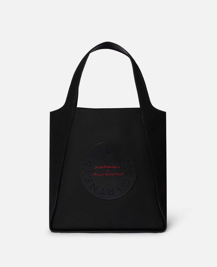 Unisex Stella McCartney Bags | Lonesome Puppy Print Cotton Canvas Tote Bag