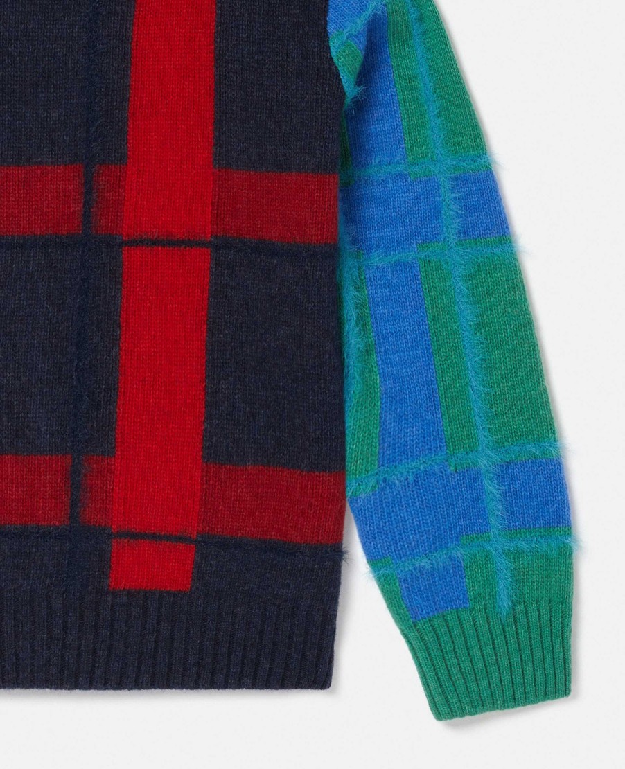 Kids Stella McCartney Cardigans And Jumpers | Checked Cardigan