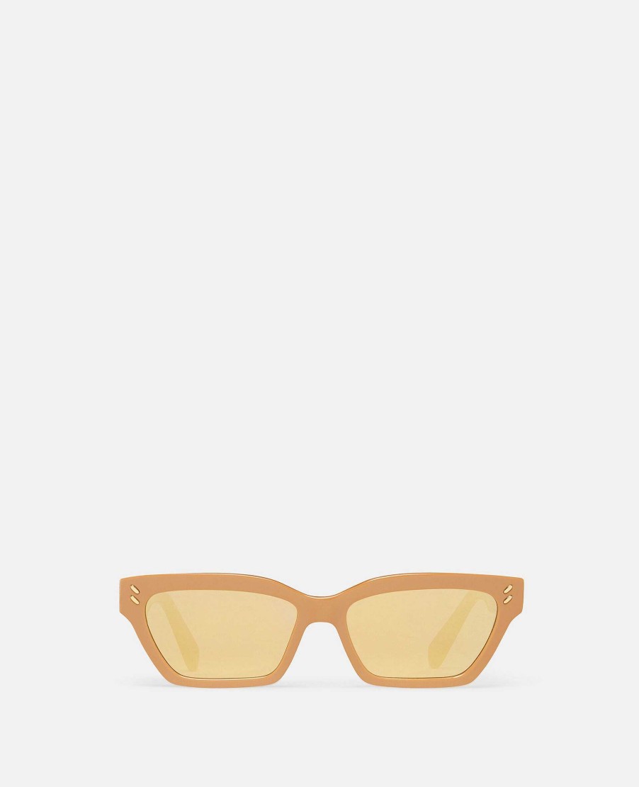 Women Stella McCartney Sunglasses | Rectangular Cat-Eye Sunglasses