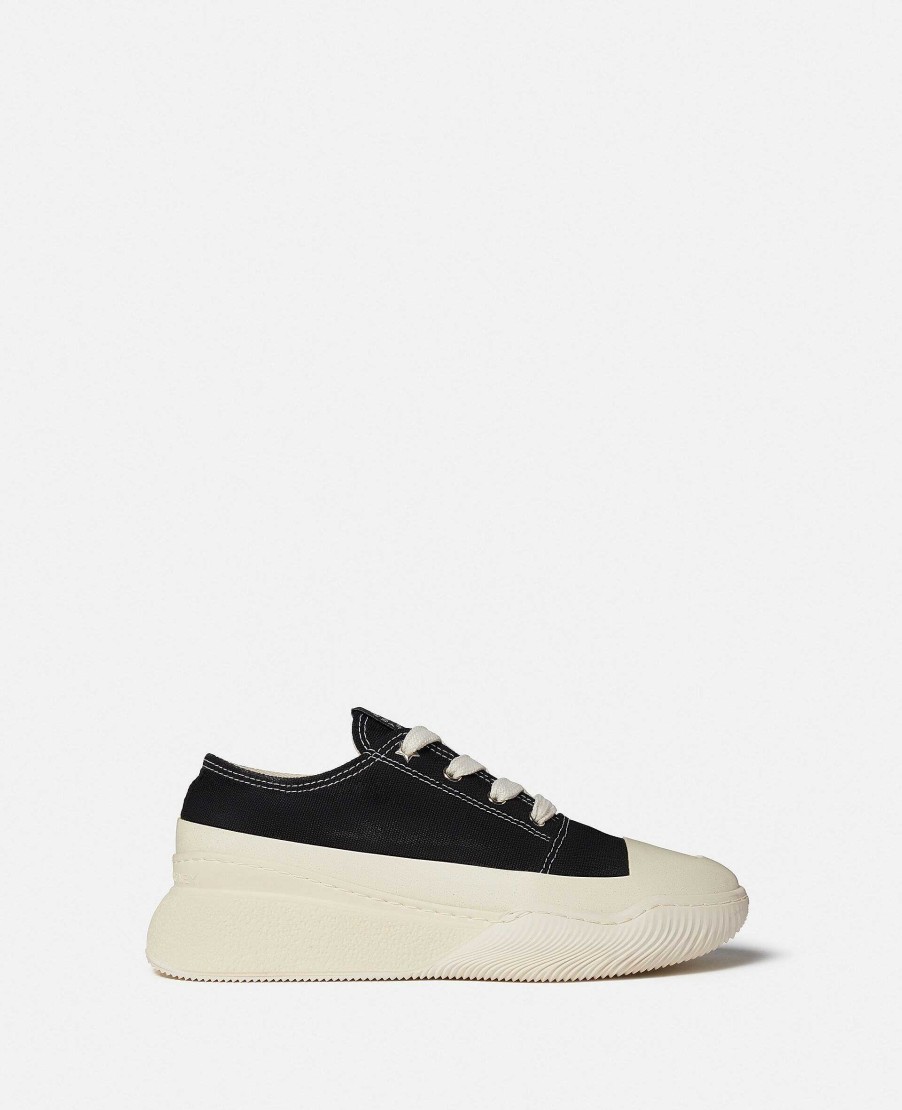 Women Stella McCartney Sneakers | Loop Canvas Low-Top Trainers