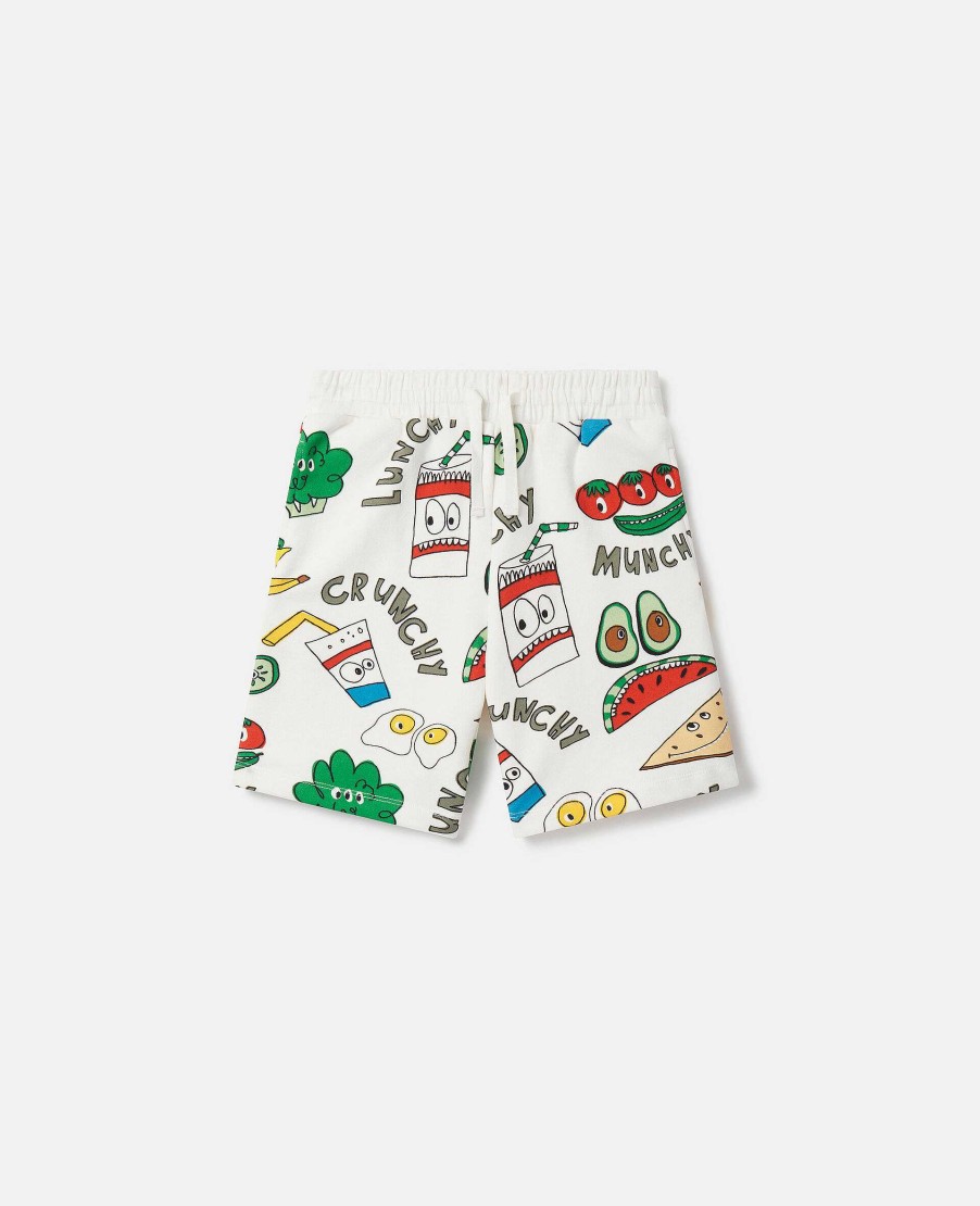 Kids Stella McCartney Trousers And Shorts | Crunchy Lunchy Print Shorts