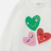 Kids Stella McCartney Baby Girls | Smiling Heart Motif Long Sleeve T-Shirt