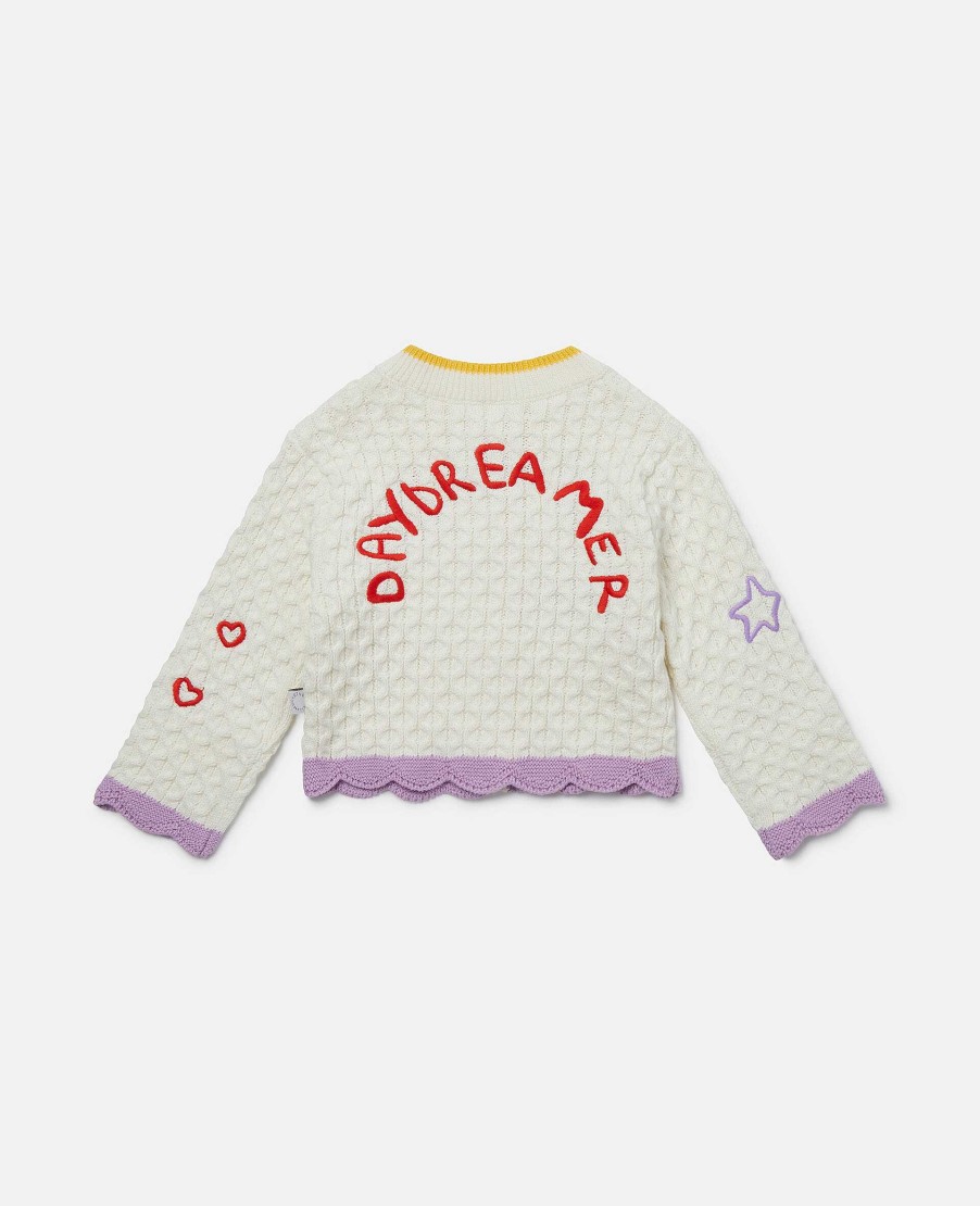 Kids Stella McCartney Baby Girls | Doodle Embroidery Cardigan