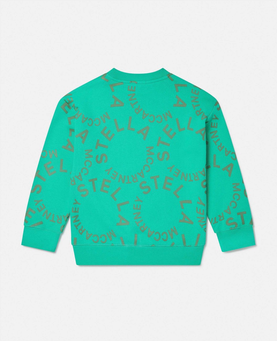 Kids Stella McCartney T-Shirts And Sweatshirt | Circular Logo Sweatshirt