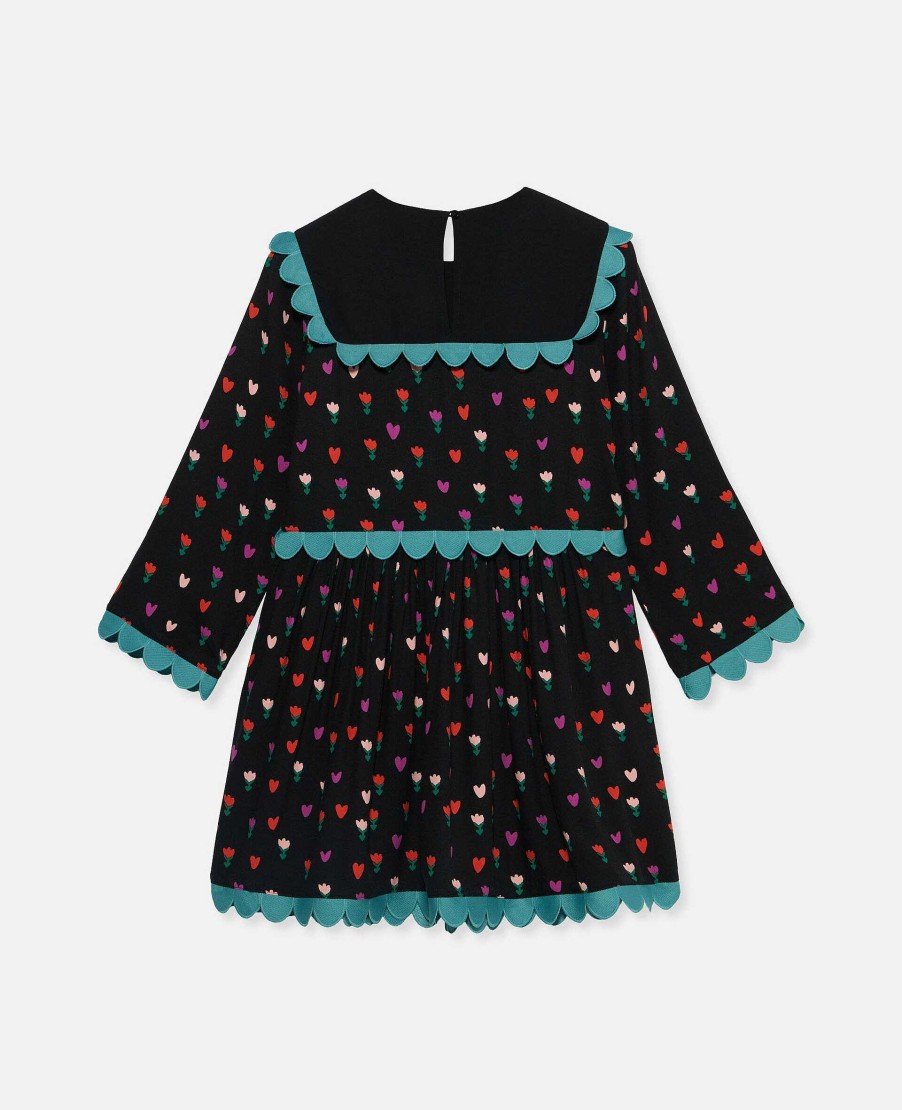 Kids Stella McCartney Dresses And All-In-Ones | Folk Flower Print Collared Dress