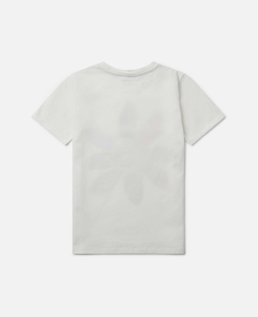 Kids Stella McCartney T-Shirts And Tops | Flower Embroidery T-Shirt