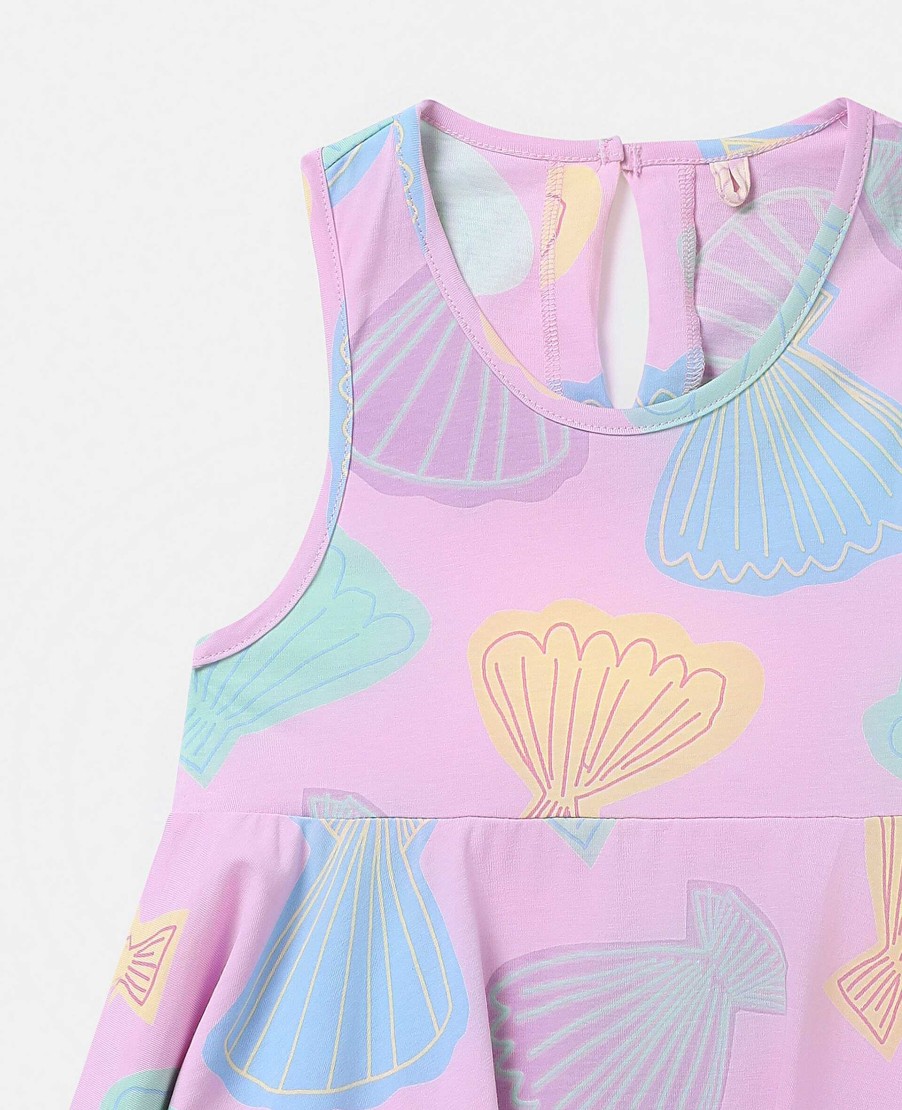 Kids Stella McCartney Dresses And All-In-Ones | Seashell Print Tank Dress