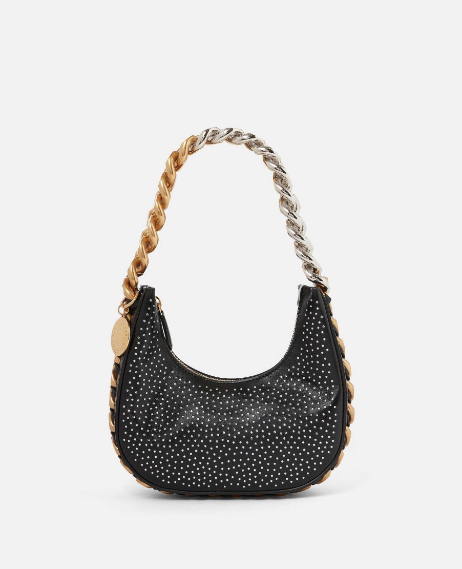 Women Stella McCartney Frayme Bag | Frayme Zipped Mini Hobo Bag