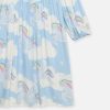 Kids Stella McCartney Dresses And All-In-Ones | Rainbow Unicorn Cloud Print Skater Dress