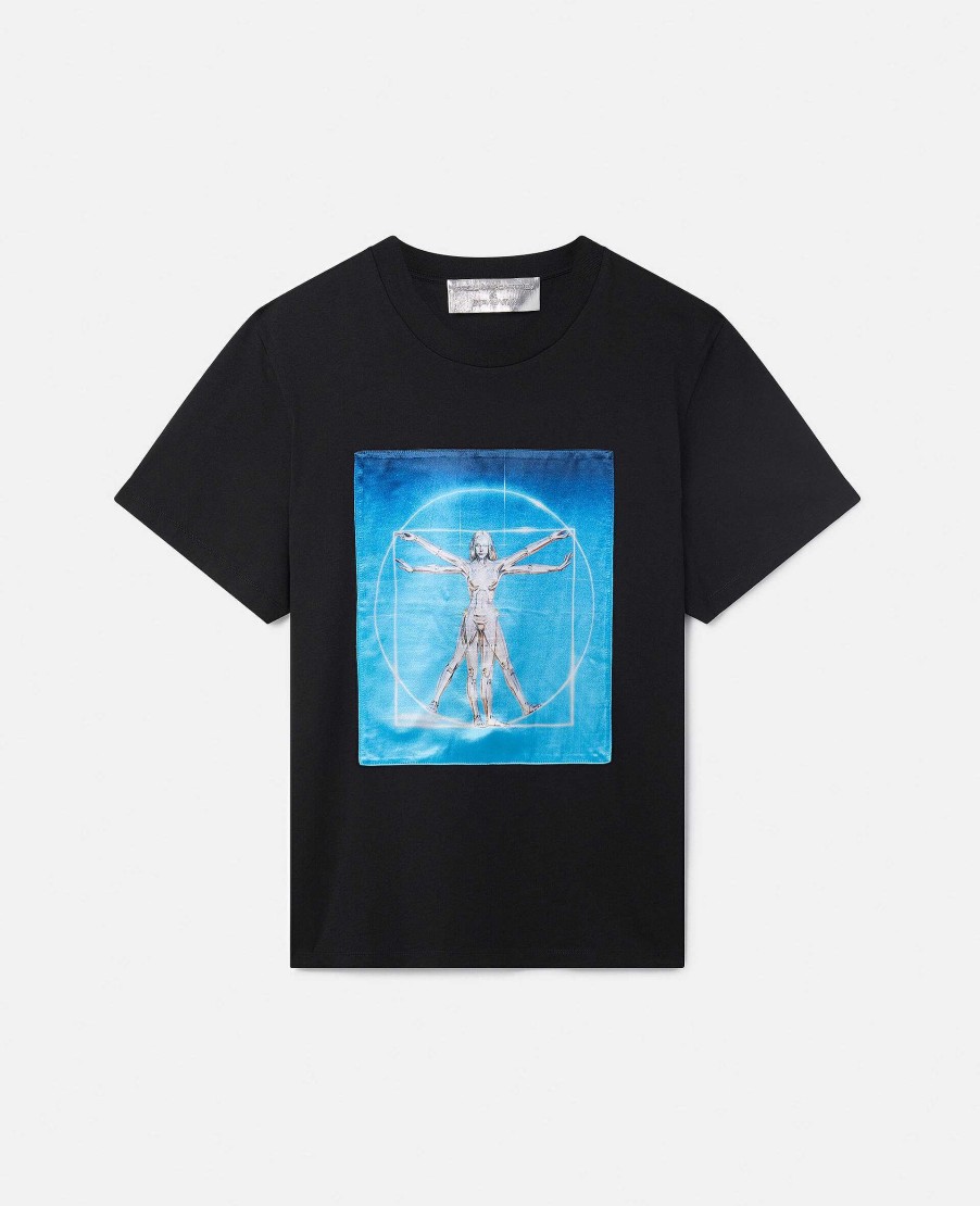 Unisex Stella McCartney T-Shirts | Vitruvian Woman Oversized Organic Cotton T-Shirt