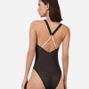 Women Stella McCartney Lingerie And Sleepwear | Monogram Mesh Bodysuit