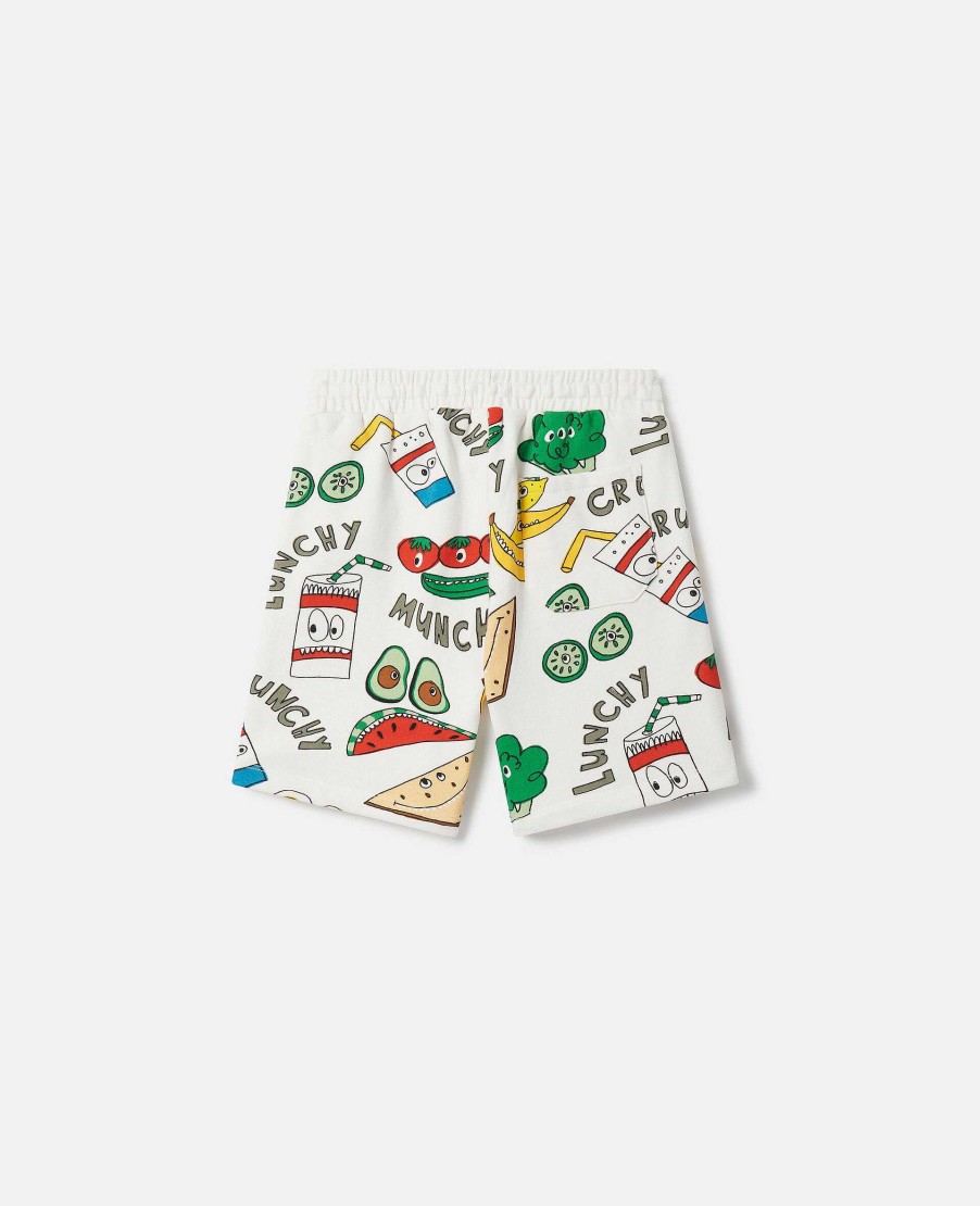 Kids Stella McCartney Trousers And Shorts | Crunchy Lunchy Print Shorts