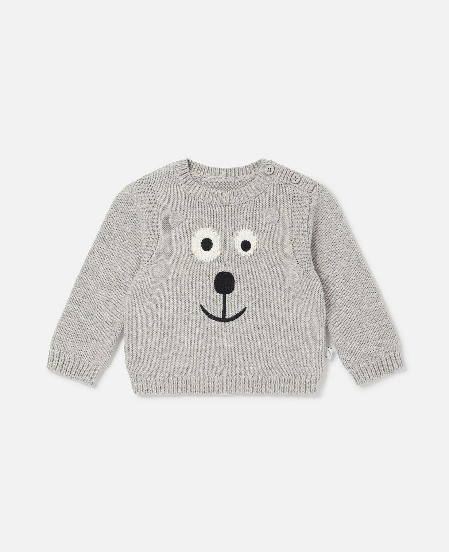 Kids Stella McCartney Baby Boys | Bear Motif Jumper