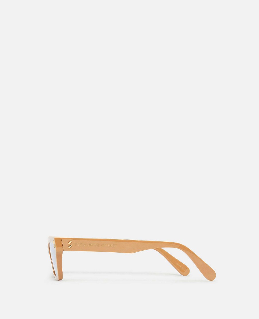 Women Stella McCartney Sunglasses | Rectangular Cat-Eye Sunglasses