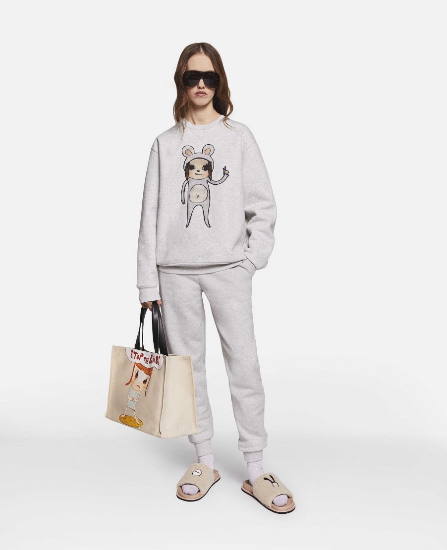 Unisex Stella McCartney Sweatshirts | Untitled Bunny Girl Embroidered Sweatshirt