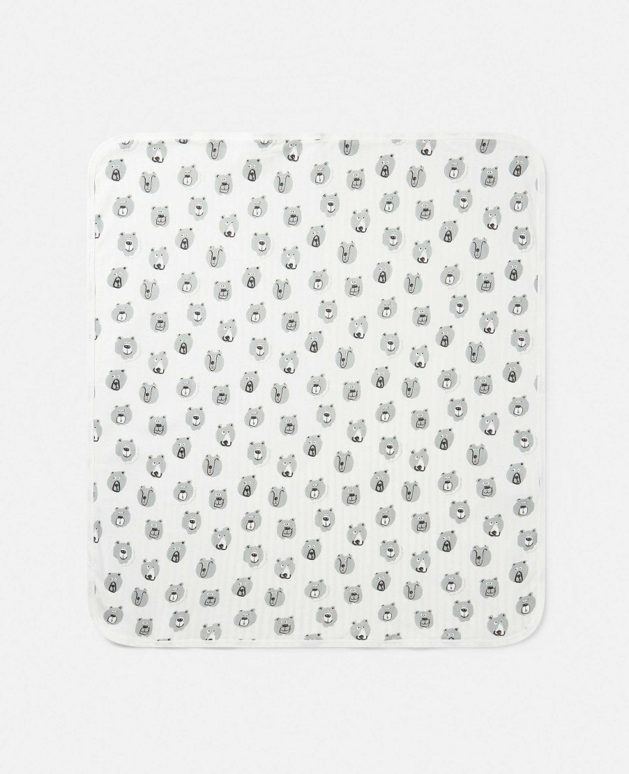 Kids Stella McCartney Baby Boys | Bear Print Reversible Blanket