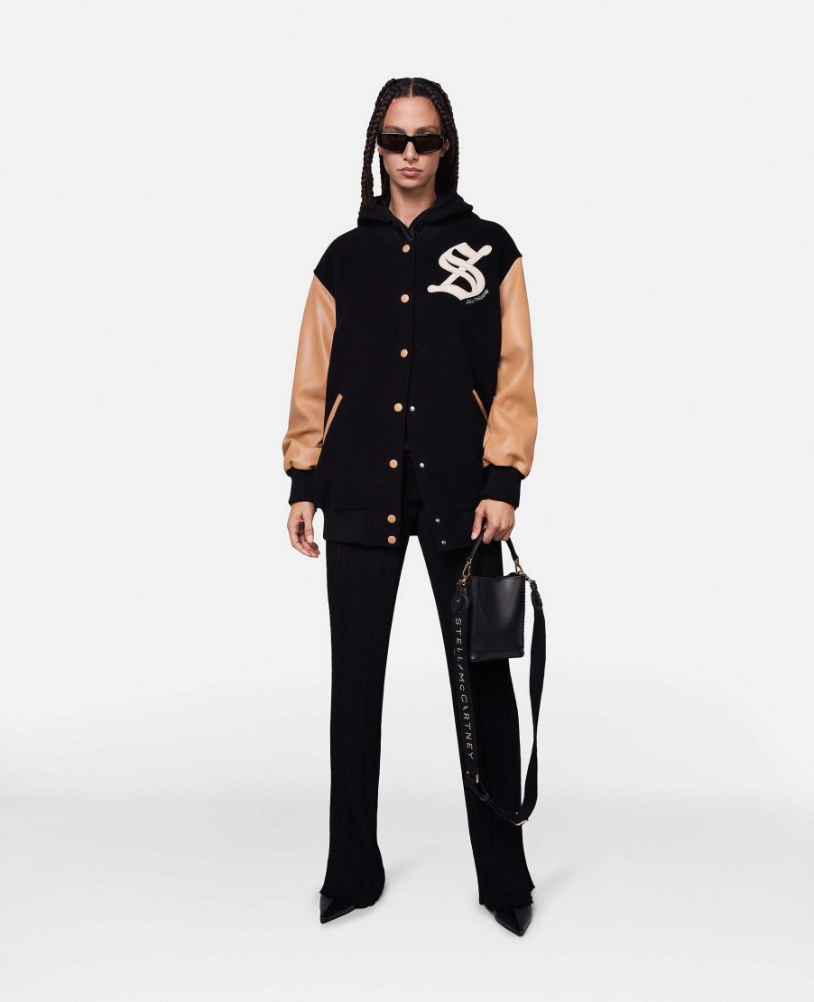 Women Stella McCartney Coats And Jackets | S' Letterman Bomber Jacket