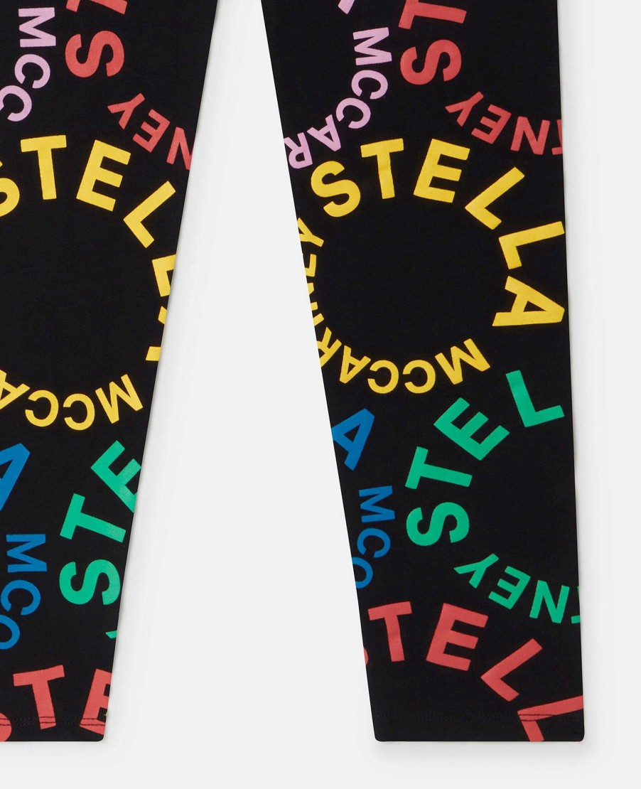 Kids Stella McCartney Trousers And Skirts | Circular Logo Leggings