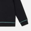 Kids Stella McCartney Cardigans And Jumpers | Smc Neon Trim Zip Hoodie