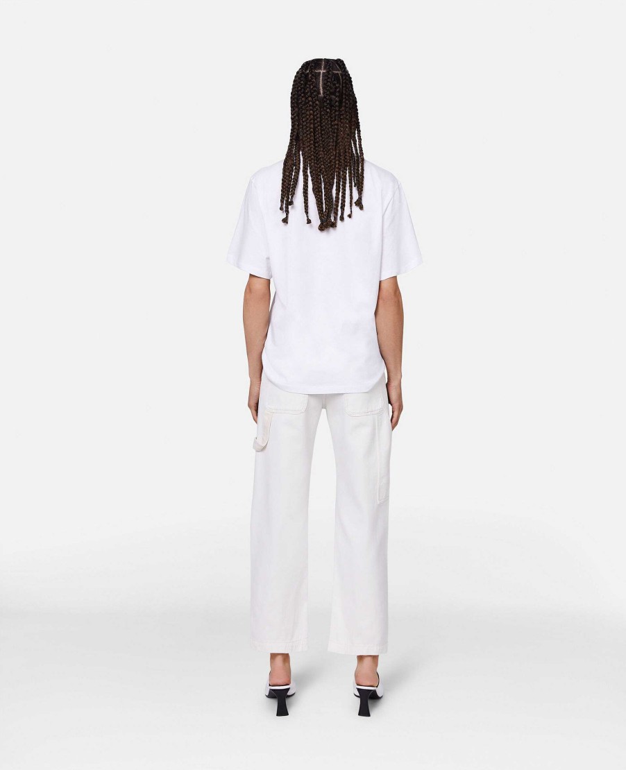 Women Stella McCartney Trousers And Shorts | Banana Leg Utility Jeans