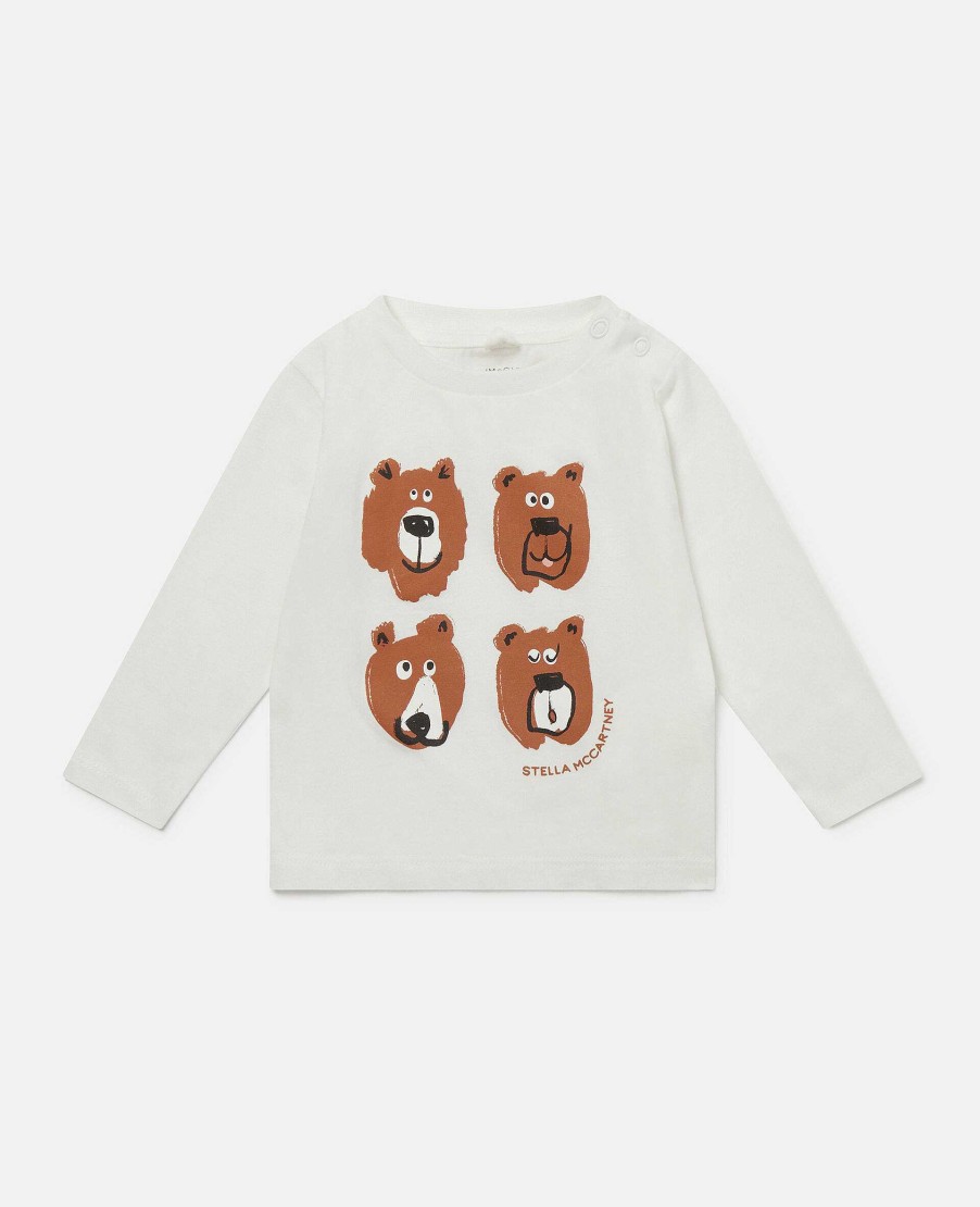 Kids Stella McCartney Baby Boys | Grizzly Bears Long Sleeve T-Shirt