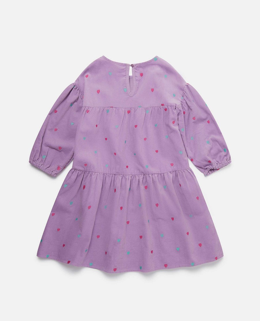 Kids Stella McCartney Dresses And All-In-Ones | Heart Embroidery Dress