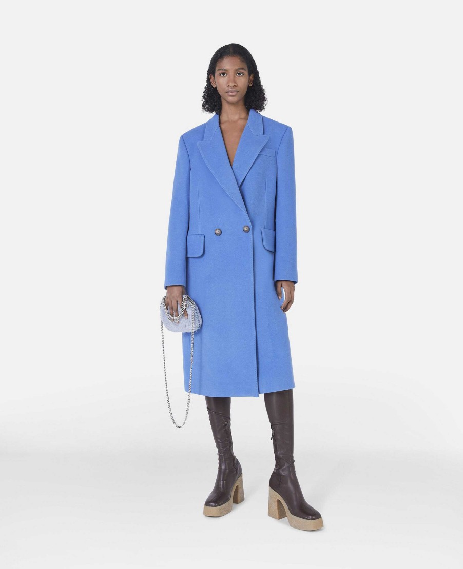 Women Stella McCartney Tailoring | Long Double-Breasted Coat